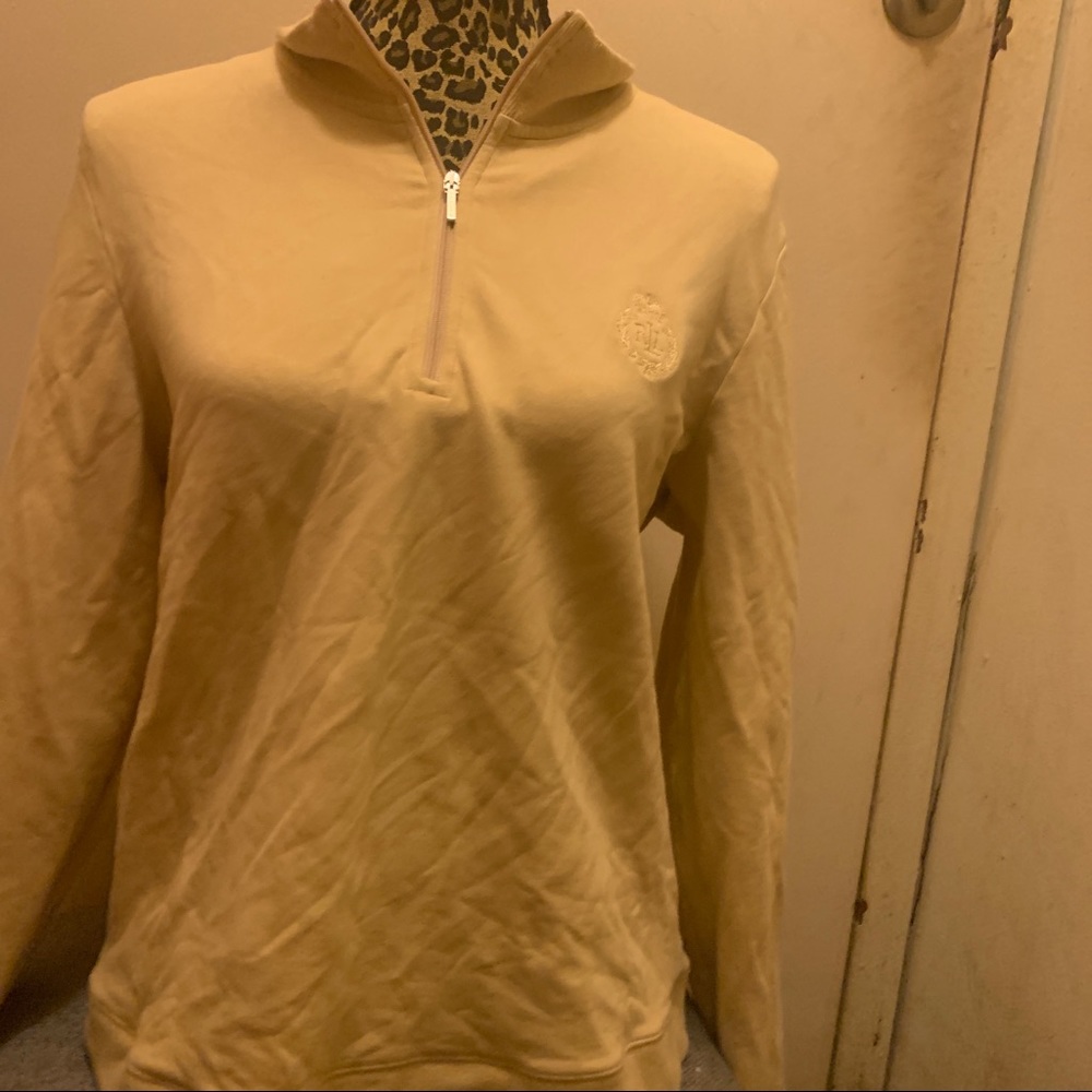 Lauren activewear by Ralph Lauren size large soft zipper turtle neck